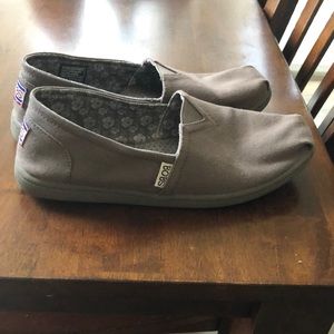 Grey Skechers Bob’s Slide Ons